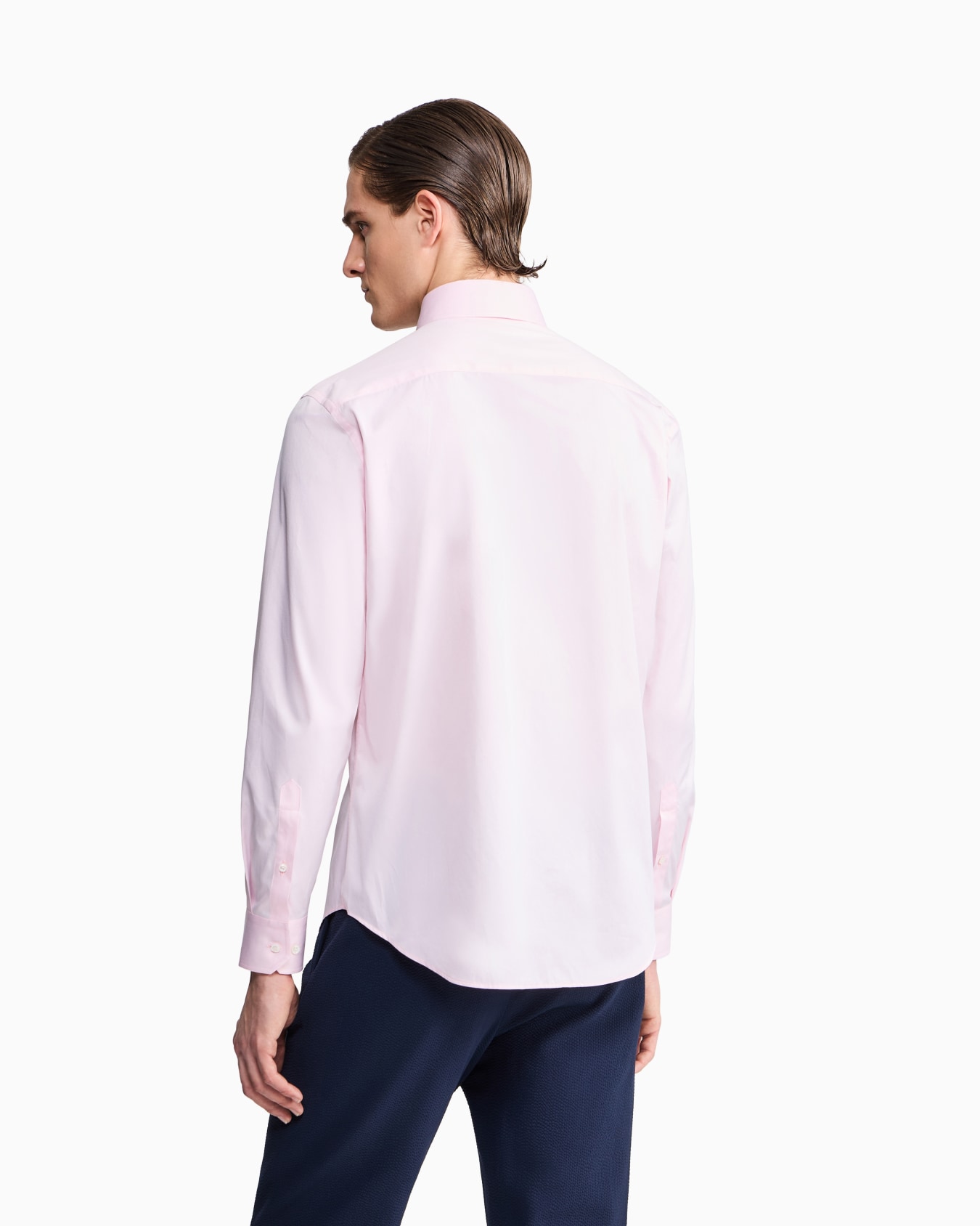 Regular-fit shirt in cotton twill Slide 5