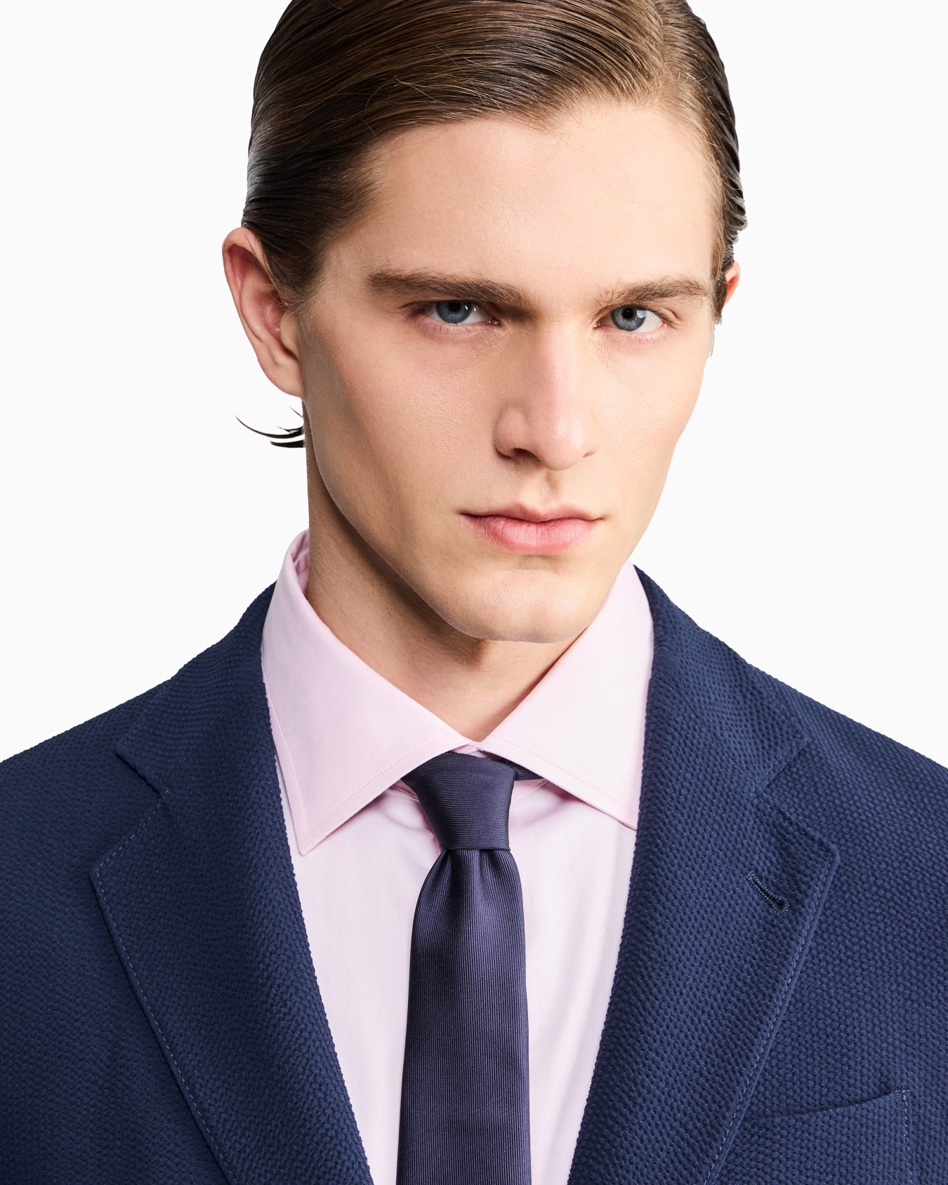 Regular-fit shirt in cotton twill Slide 6