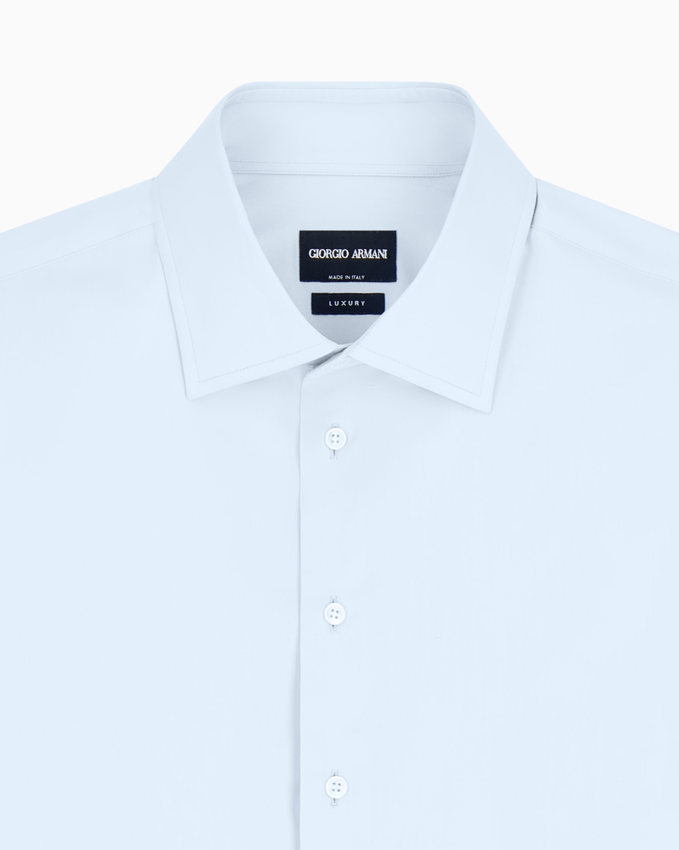 Regular-fit shirt in luxury cotton twill Slide 4