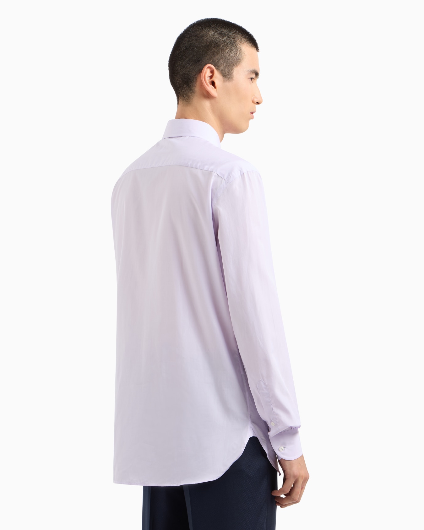 Regular-fit luxury cotton shirt Slide 2
