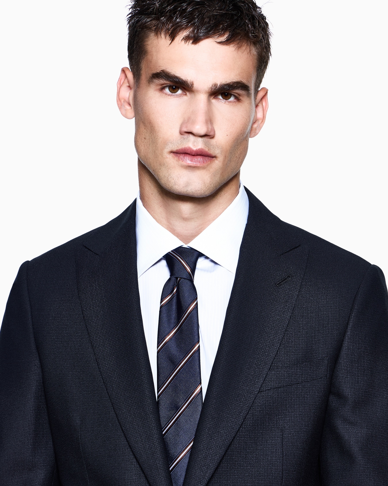 Hemd in Regular Fit aus Luxury-Baumwolle mit Streifen Folie 4