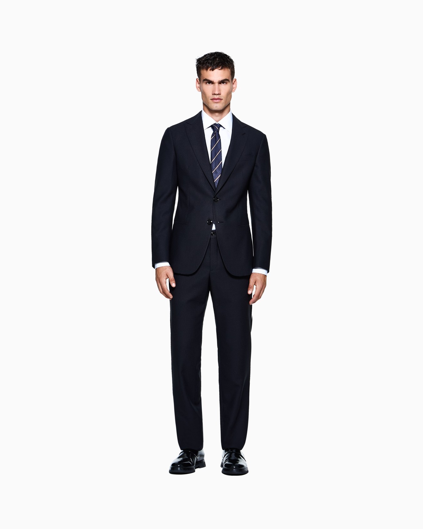 Hemd in Regular Fit aus Luxury-Baumwolle mit Streifen Folie 1