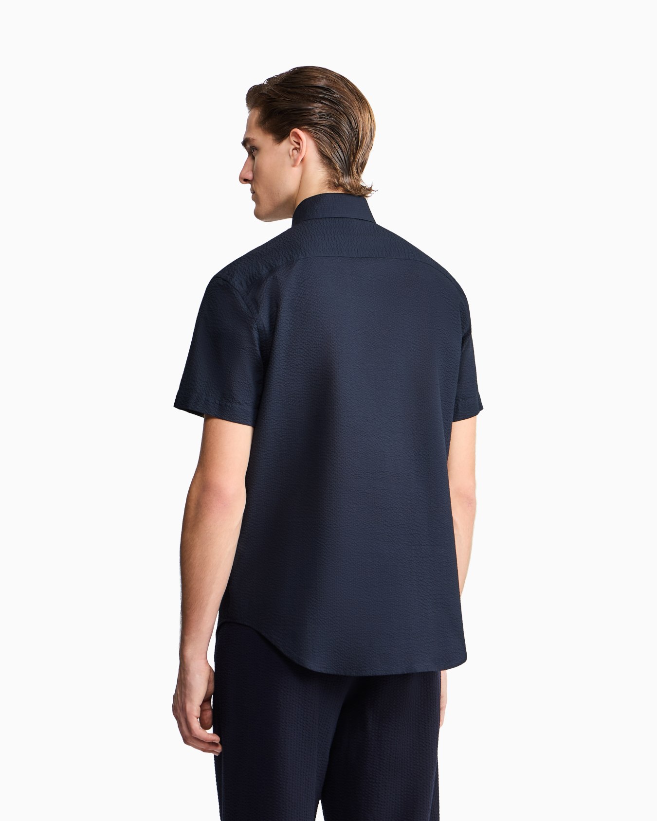ASV short-sleeved cotton-seersucker shirt Slide 5