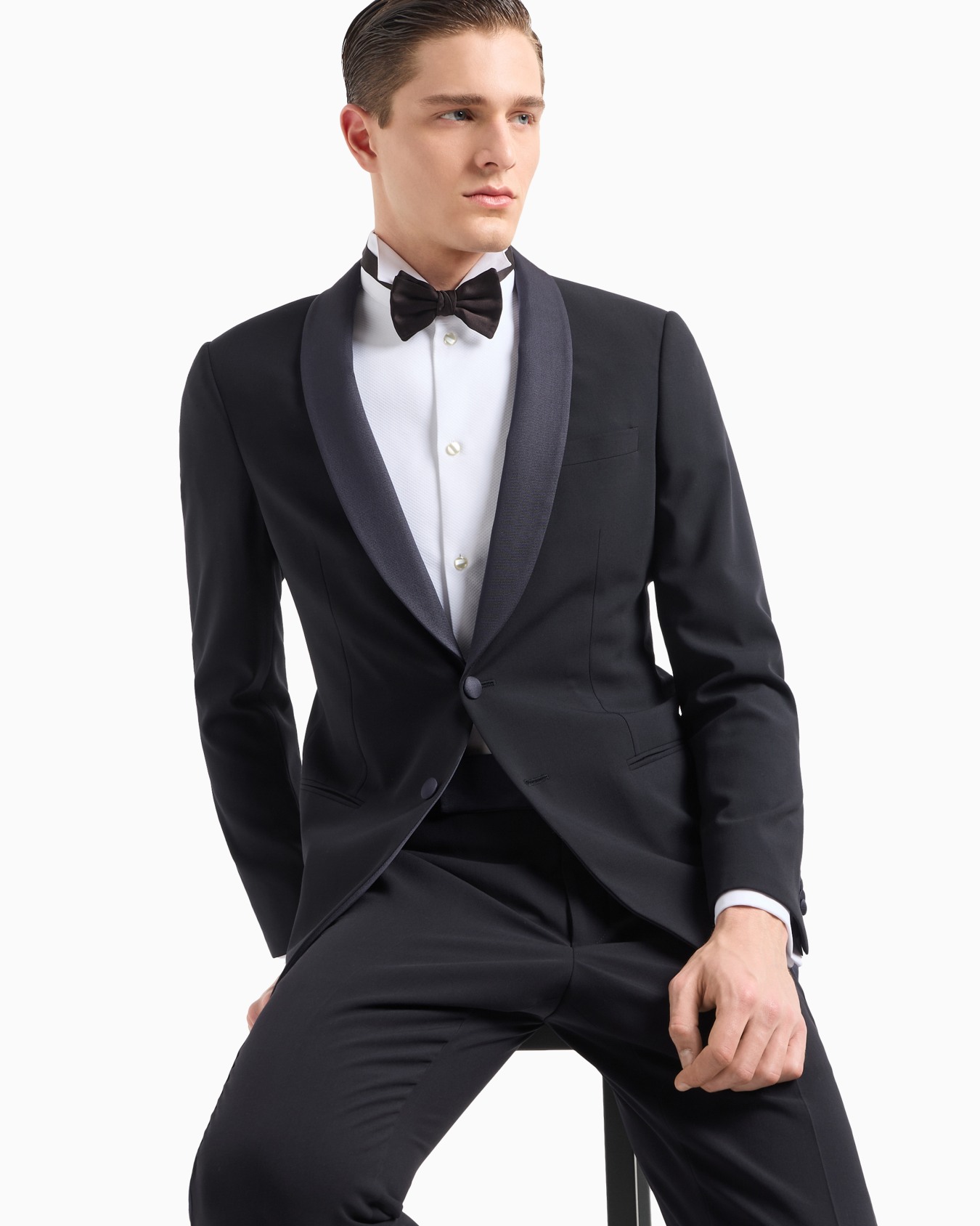 Cotton tuxedo shirt Slide 5