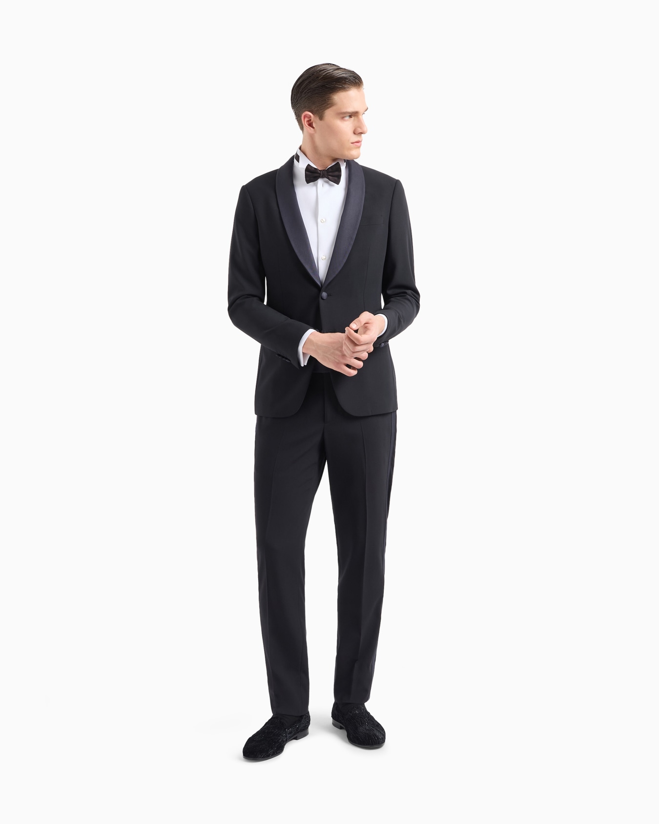 Cotton tuxedo shirt Slide 1