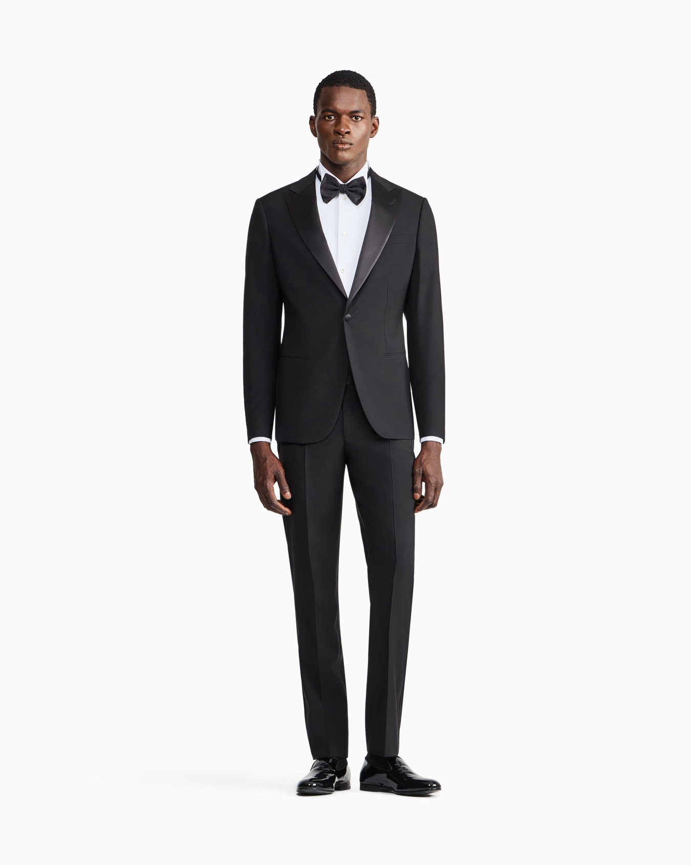Cotton tuxedo shirt Slide 1