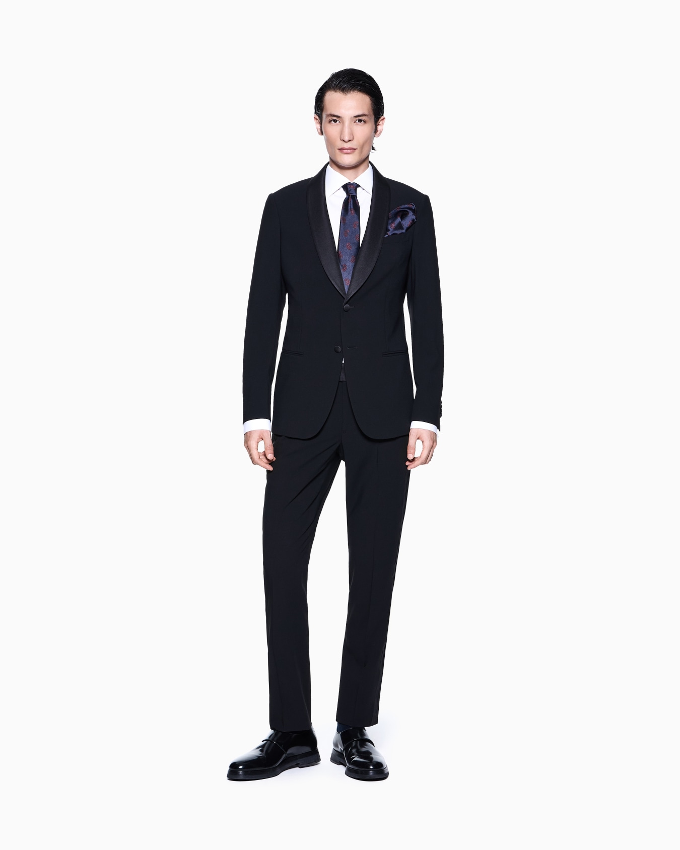 Regular-fit luxury cotton shirt Slide 1