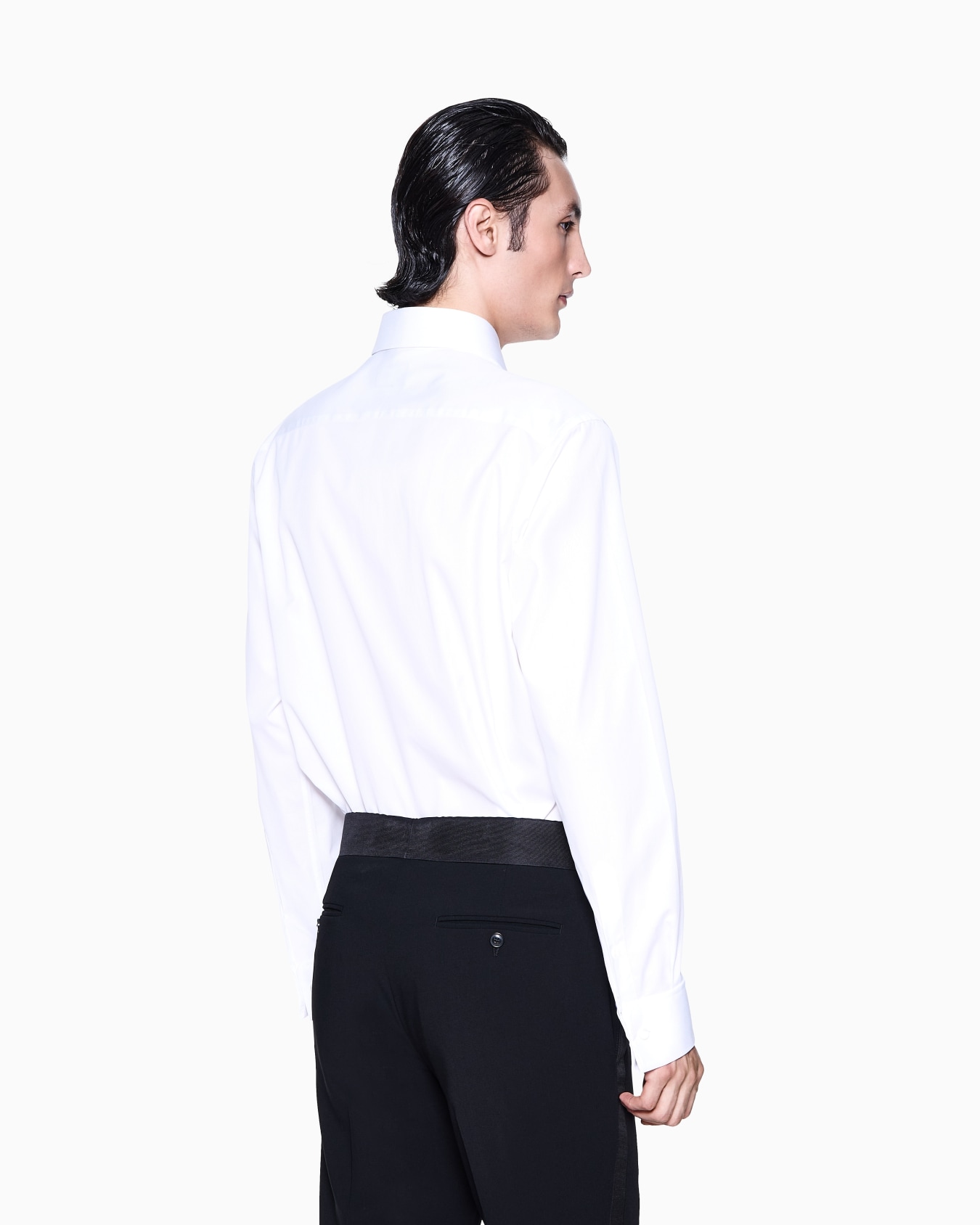 Regular-fit luxury cotton shirt Slide 2