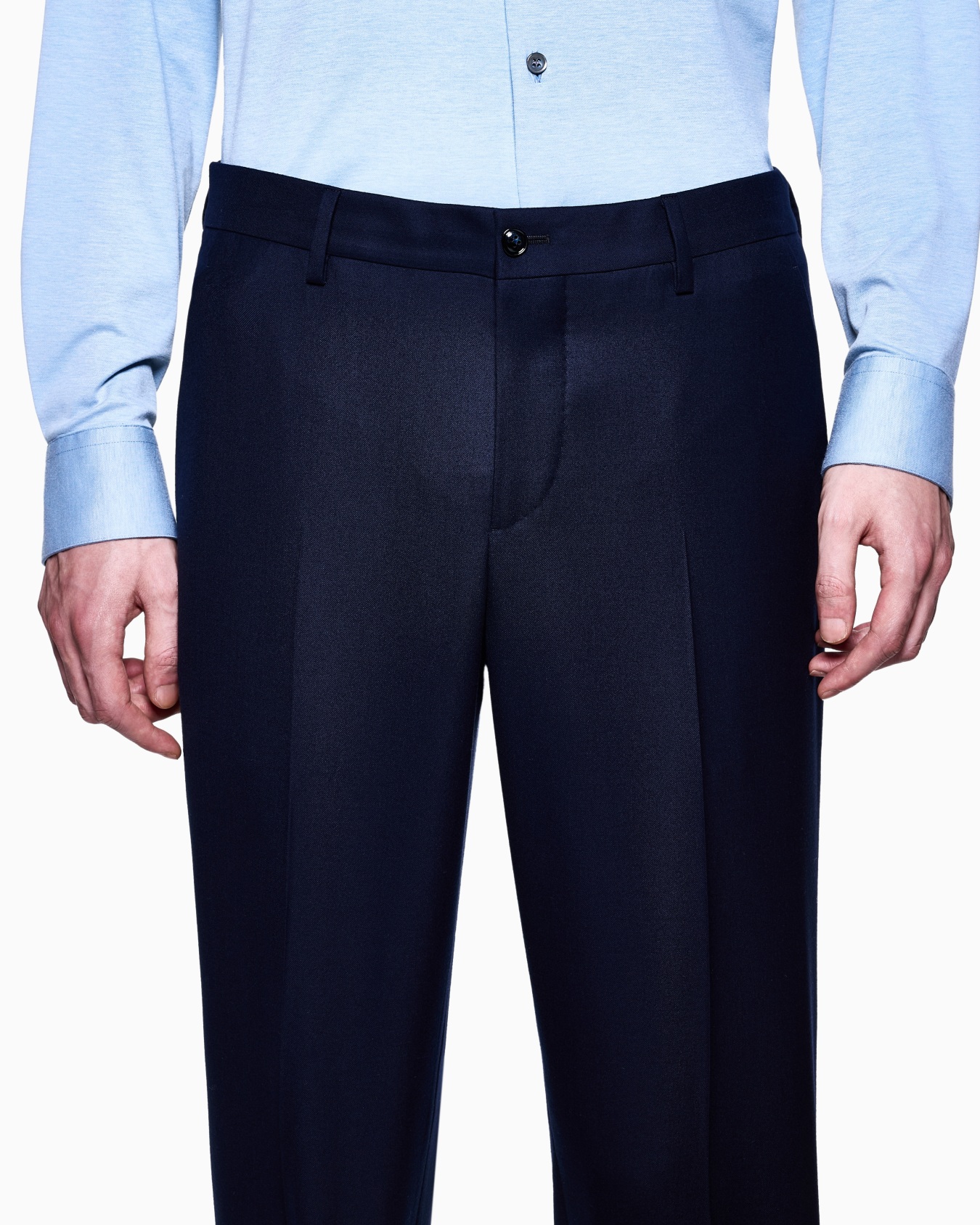 Abito doppiopetto Linea Napoli in twill di lana Slide 4