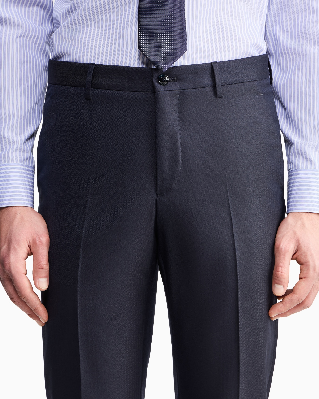 ASV ナポリライン ダブルブレストスーツ バージンウール シェブロン スライドする 4