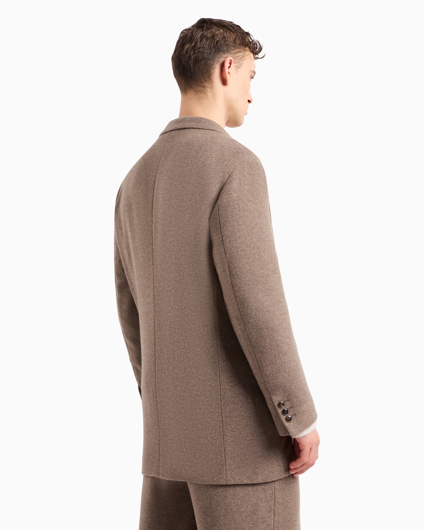 Zweireihiges Sakko der Heritage-Linie aus Kaschmir-Fleece mit Melange-Effekt Folie 2