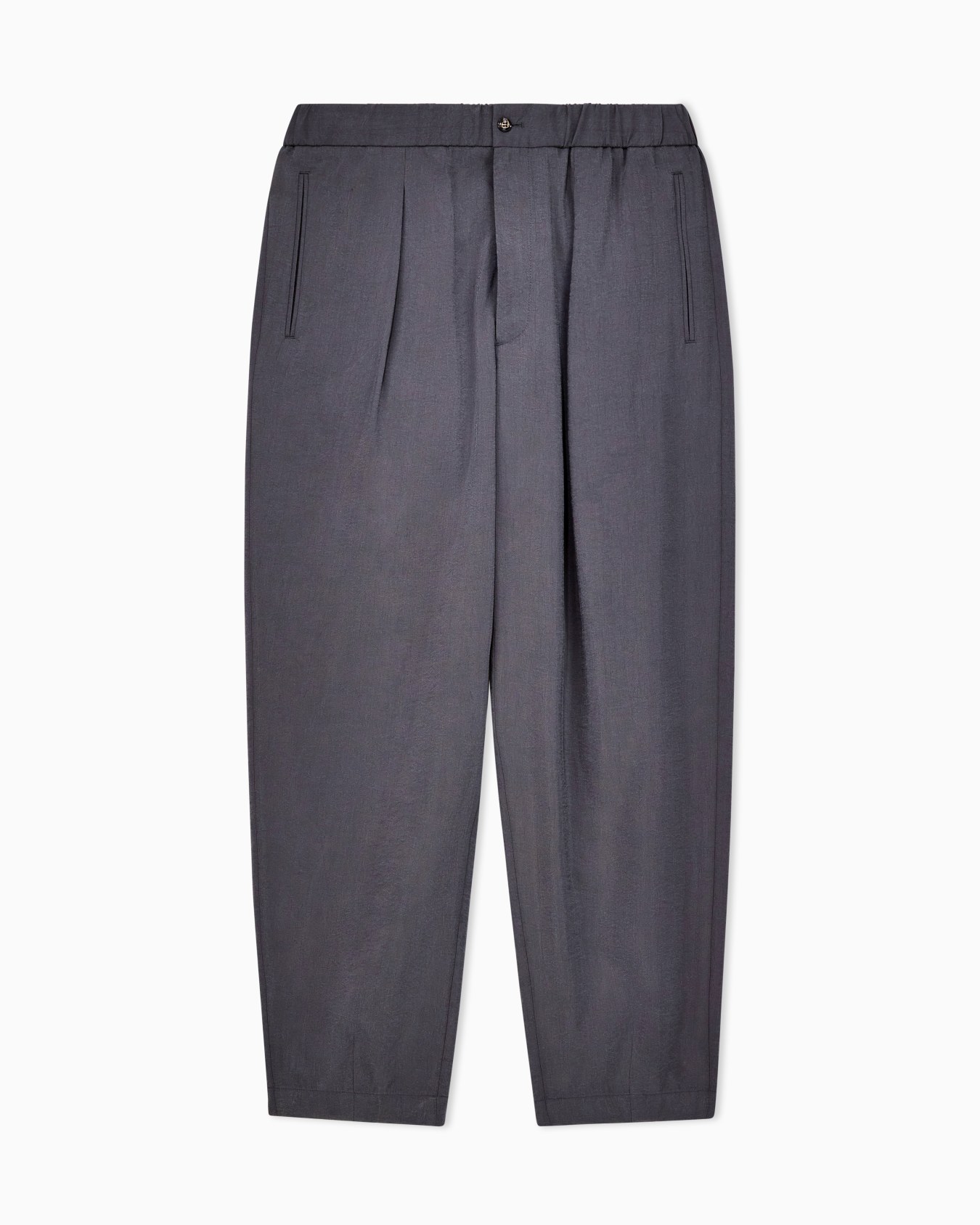 ASV Washed, silk-blend, single-pleat trousers Slide 0