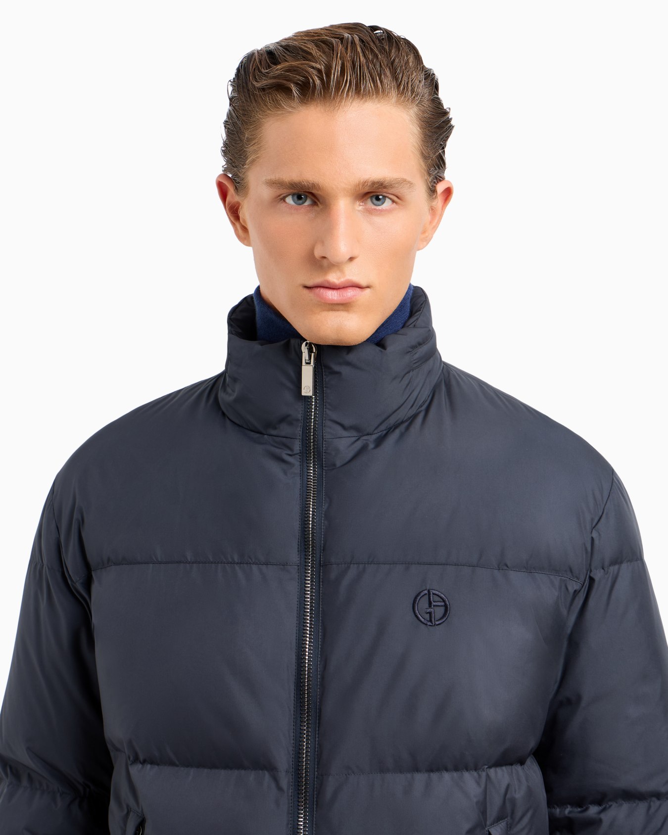 Bomber jacket with goose-down padding Slide 4