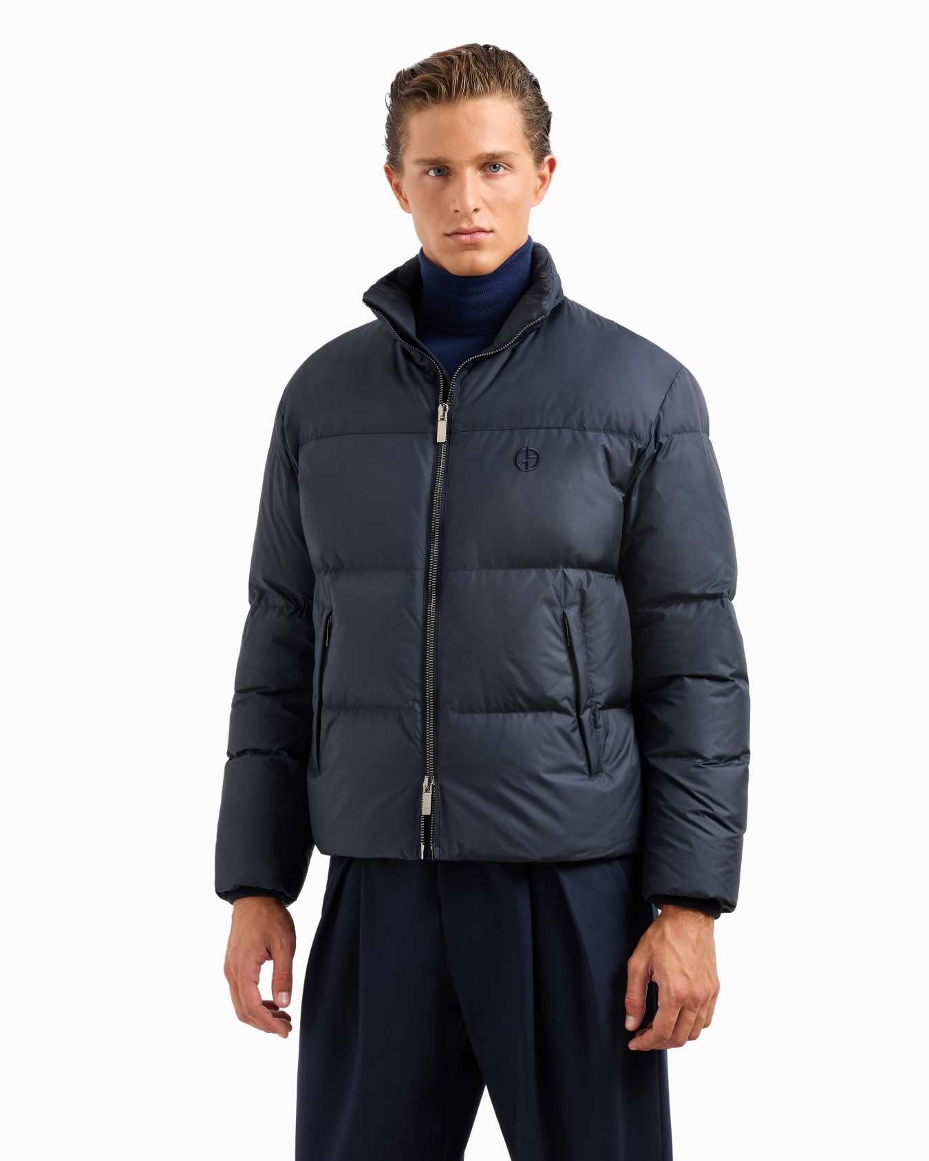Bomber jacket with goose-down padding Slide 3