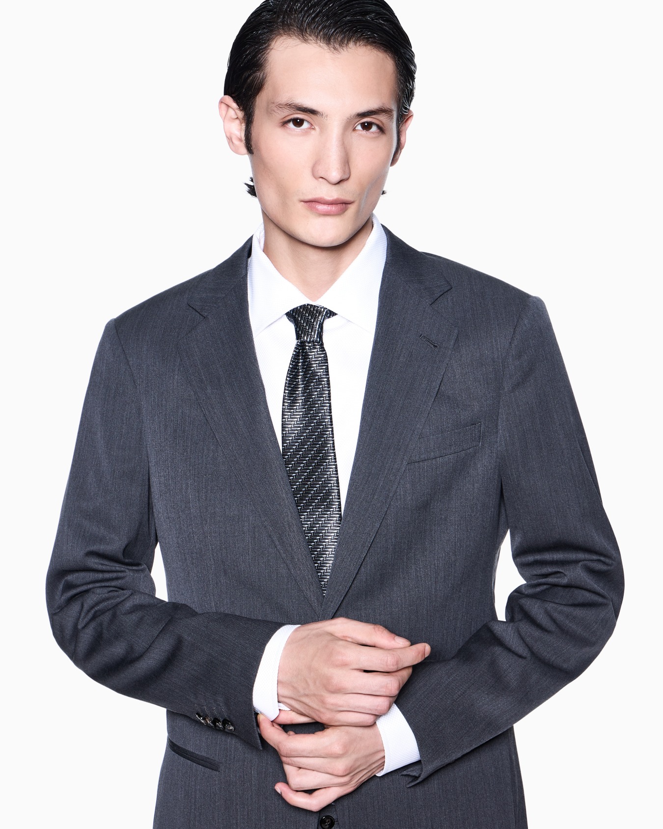 Soho Line single-breasted suit in wool twill Slide 3