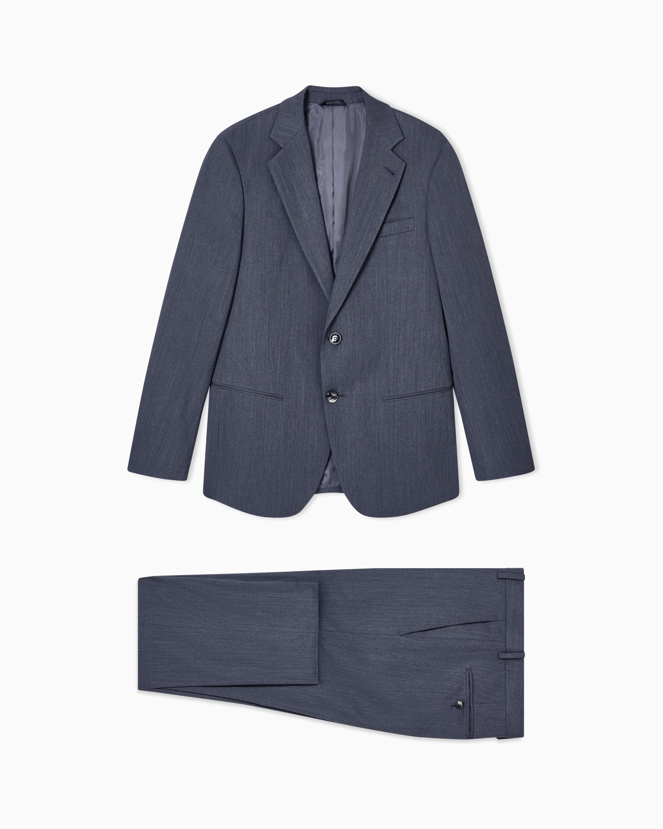 Soho Line single-breasted suit in wool twill Slide 0