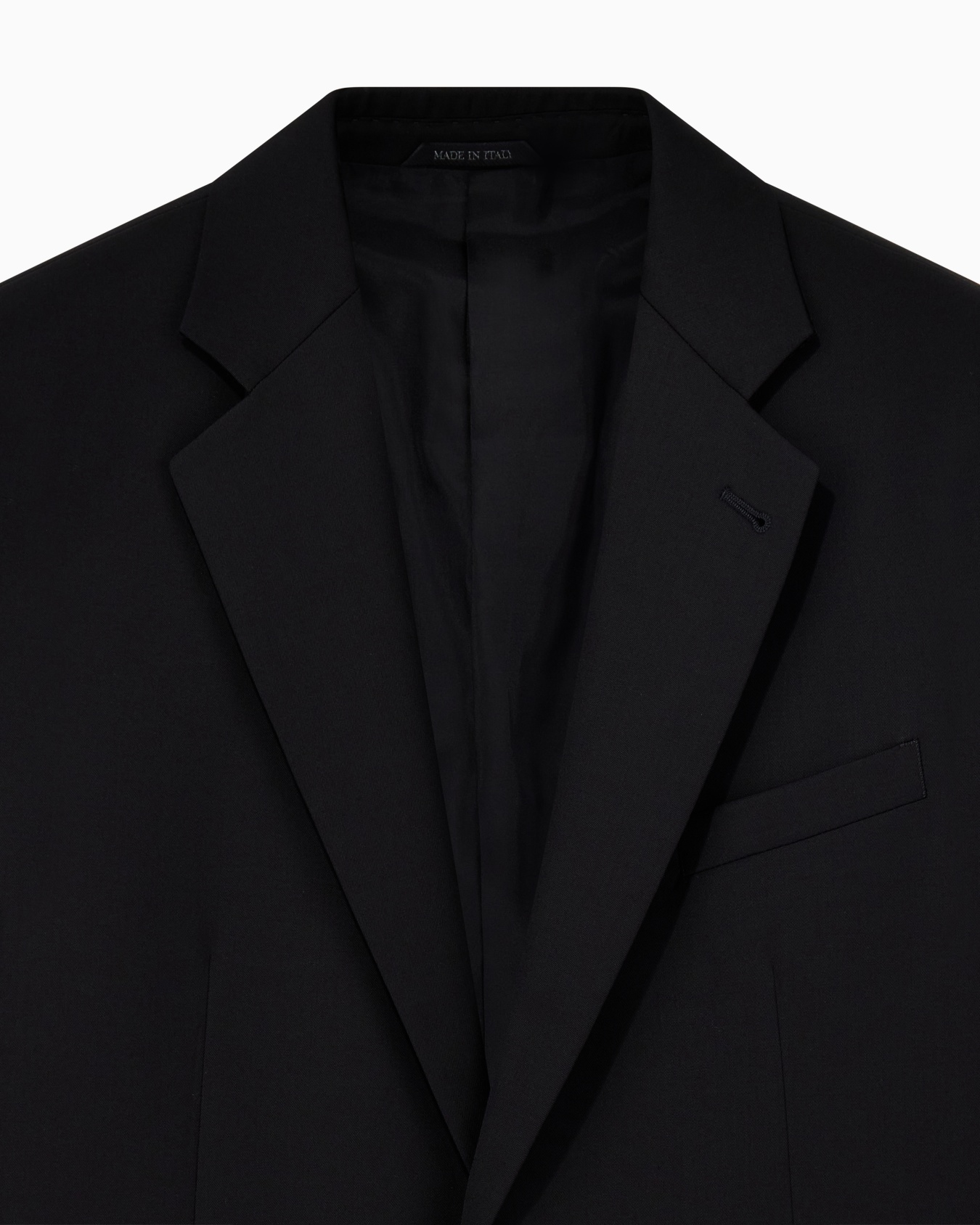 Costume à simple boutonnage gamme Soho en sergé de laine Diapositive 4