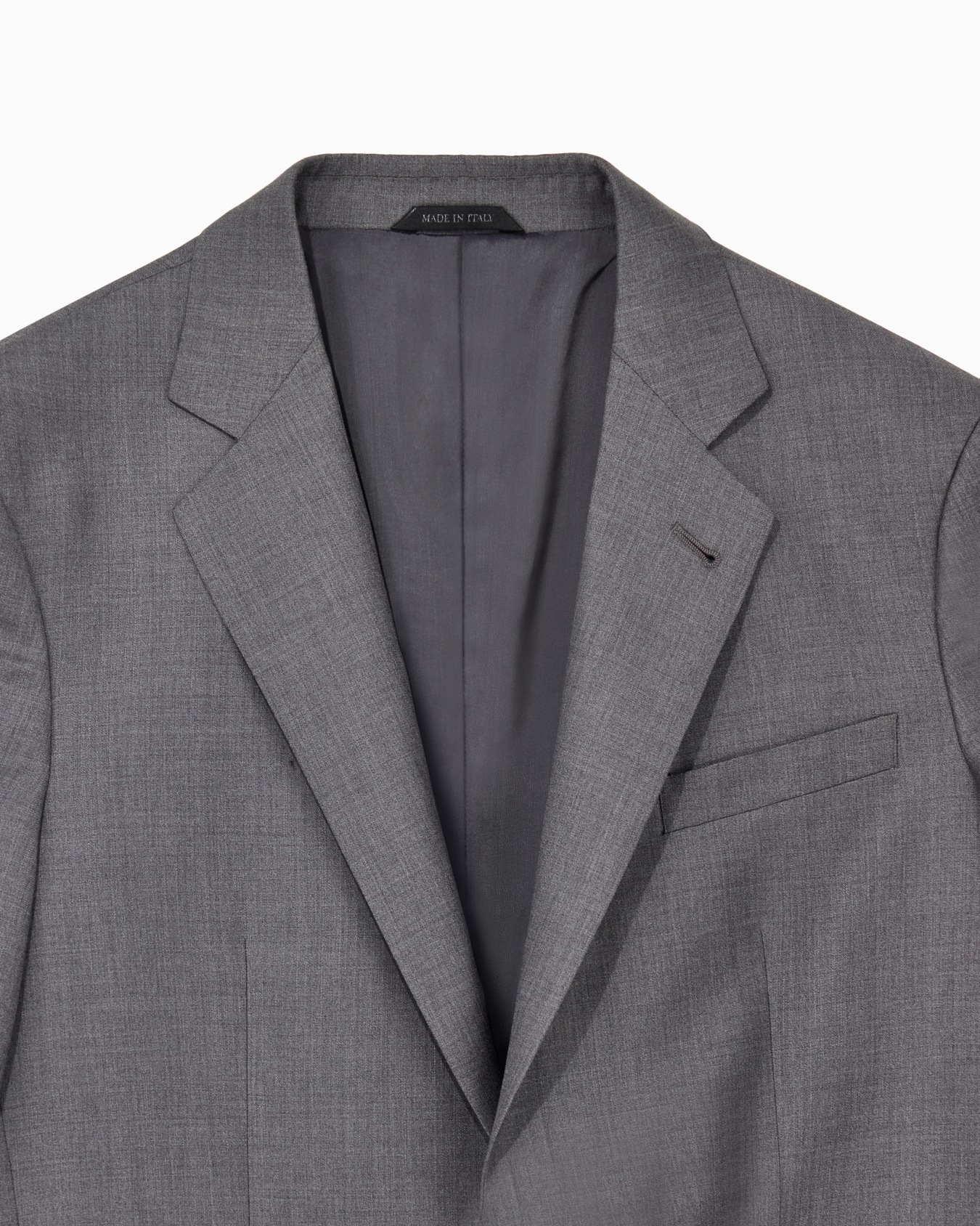 Costume gamme Soho à simple boutonnage en laine vierge et cachemire Diapositive 4