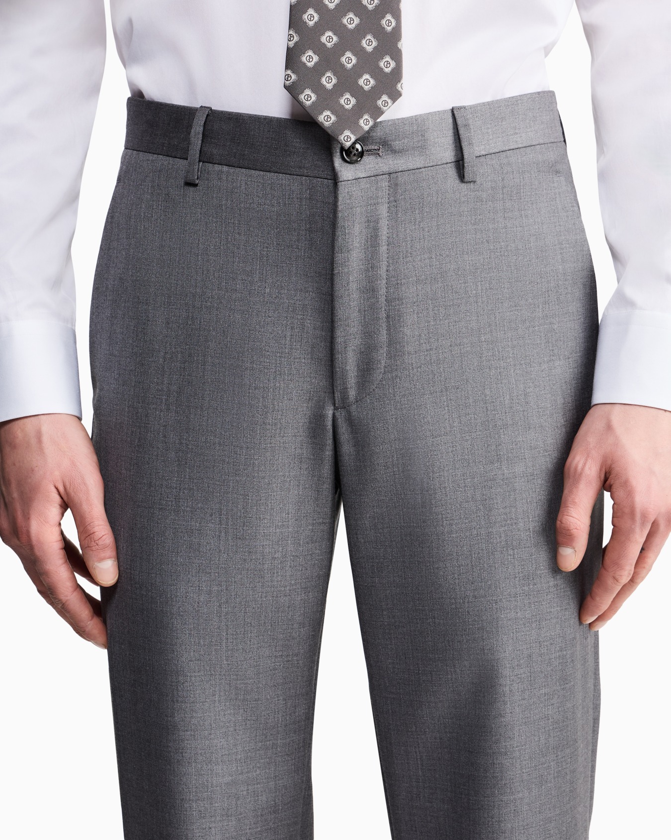 Single-breasted Soho Line suit in virgin wool and cashmere Slide 6