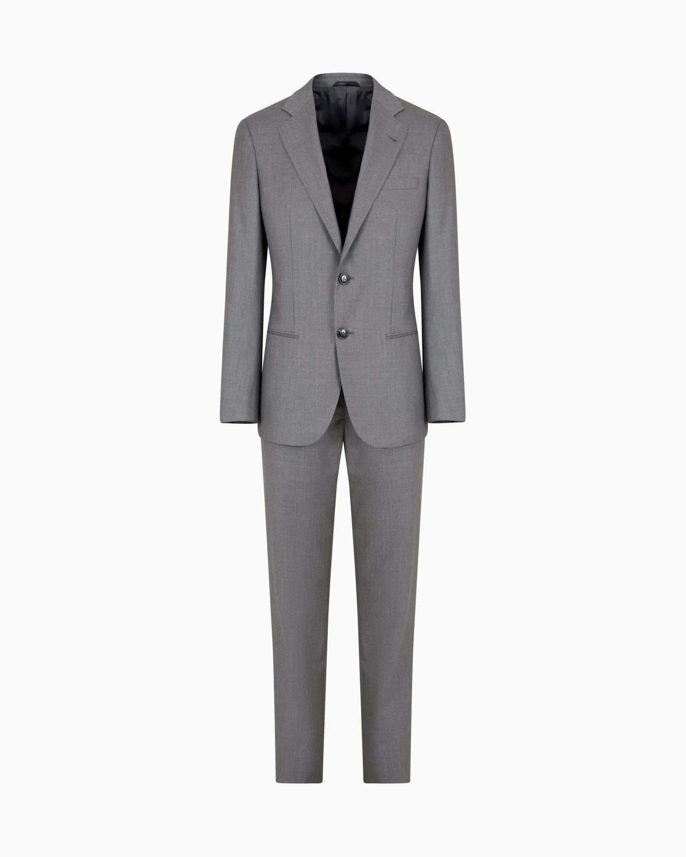 Single-breasted Soho Line suit in virgin wool and cashmere Slide 0