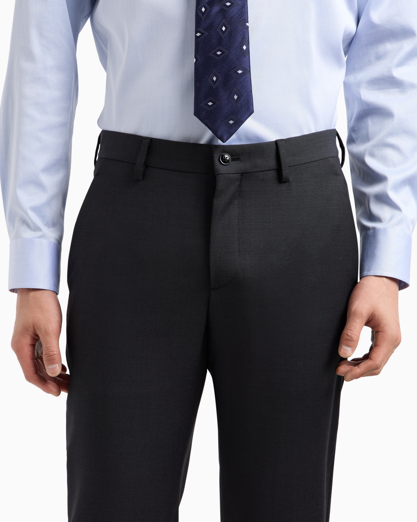 Single-breasted Soho line suit in virgin wool Slide 4
