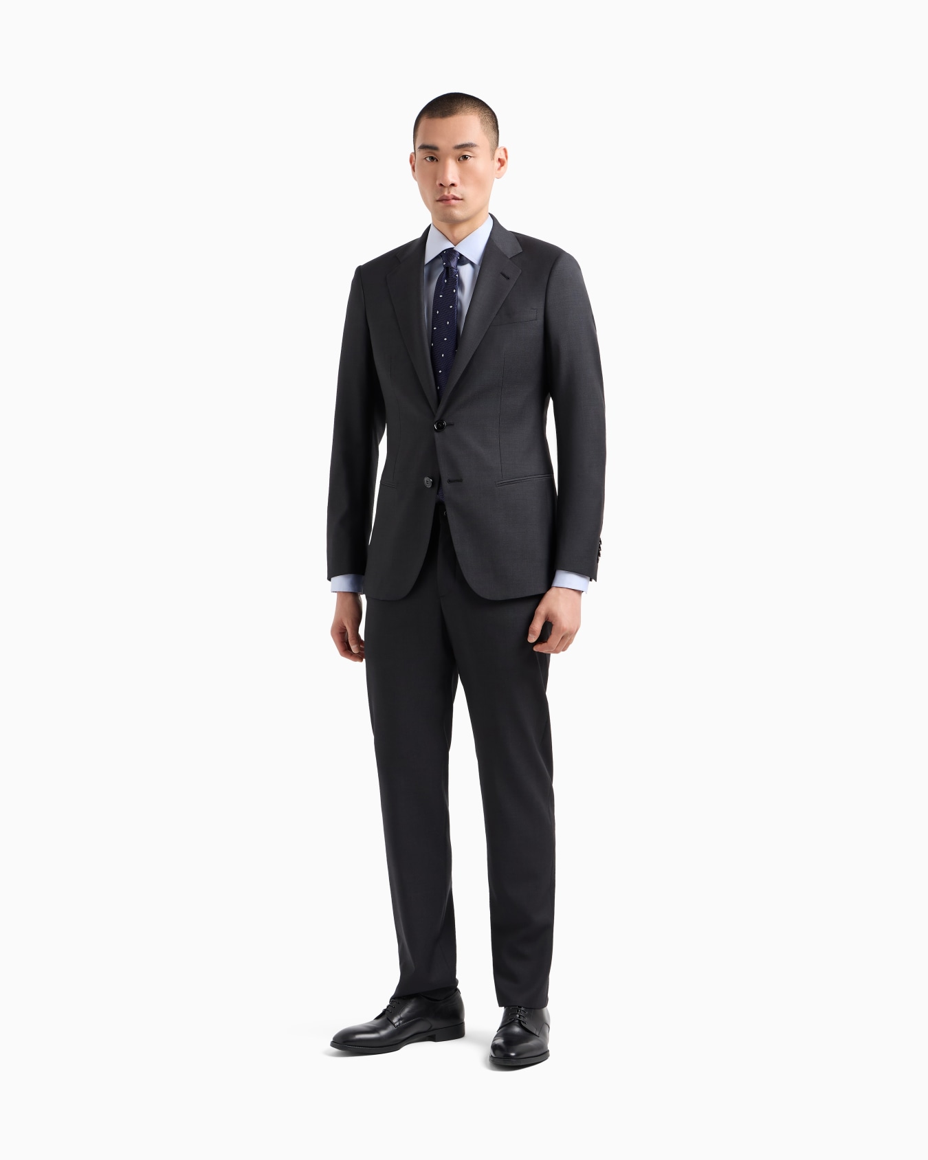 Single-breasted Soho line suit in virgin wool Slide 1