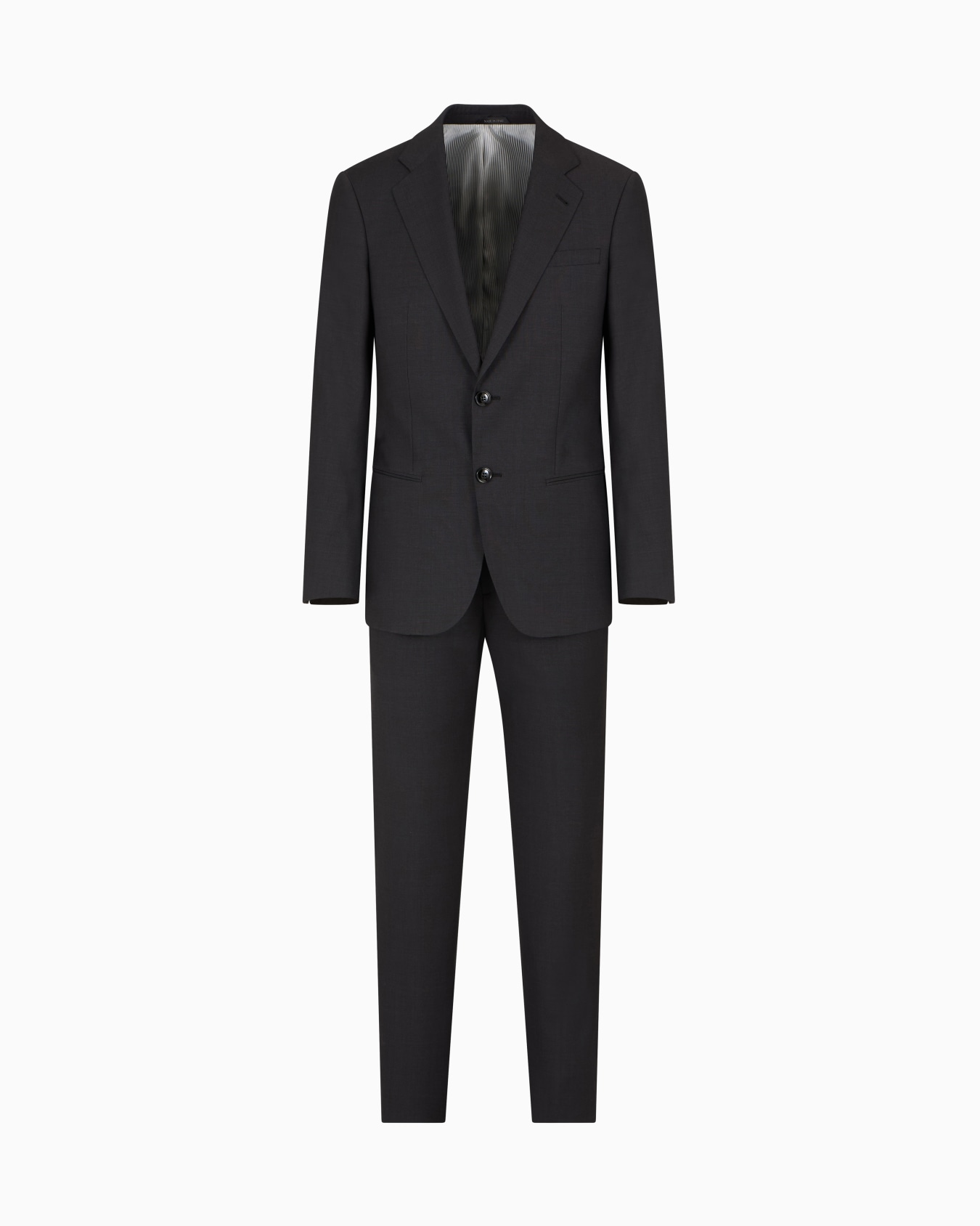 Single-breasted Soho line suit in virgin wool Slide 0
