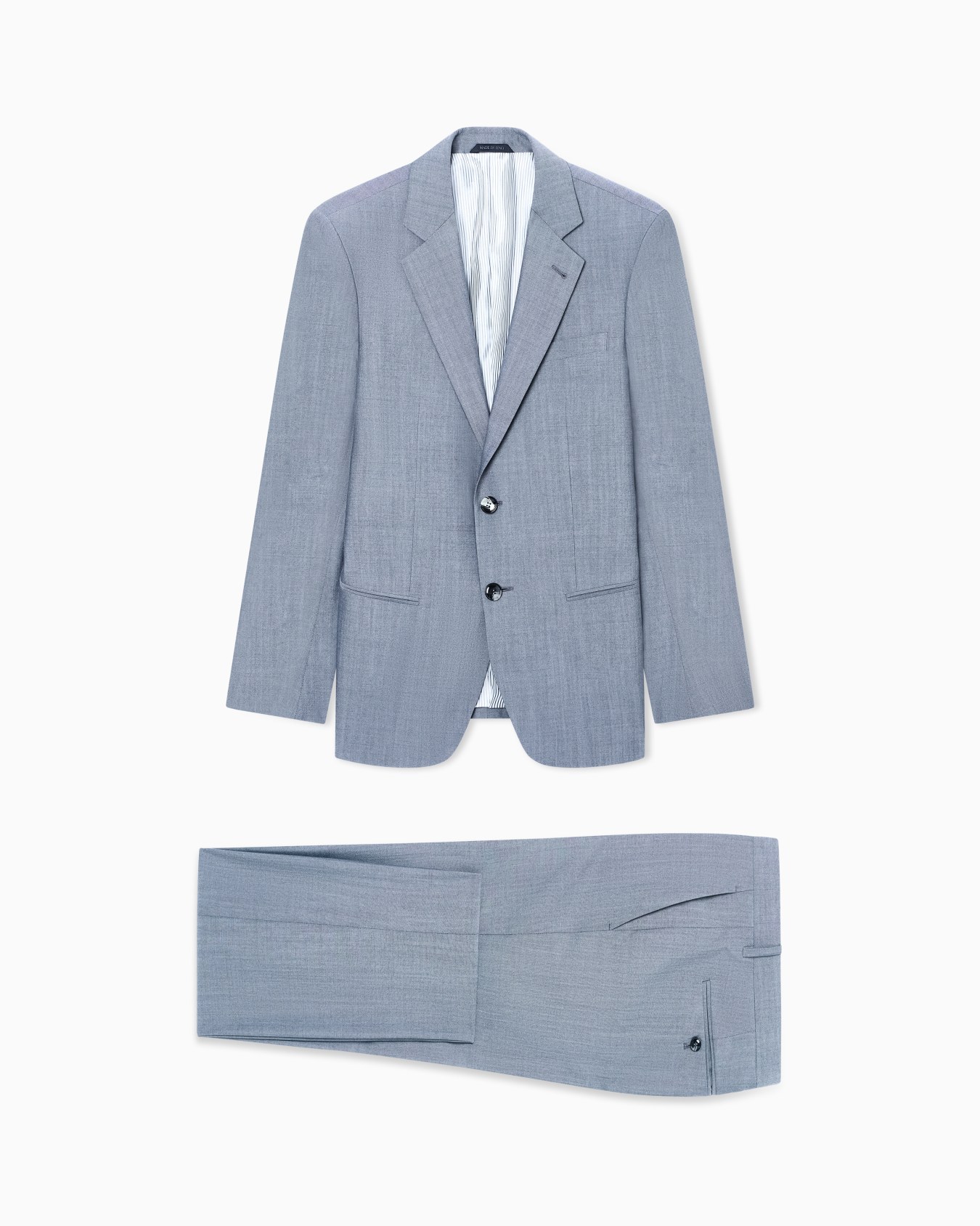 Soho Line single-breasted suit in virgin wool Slide 0