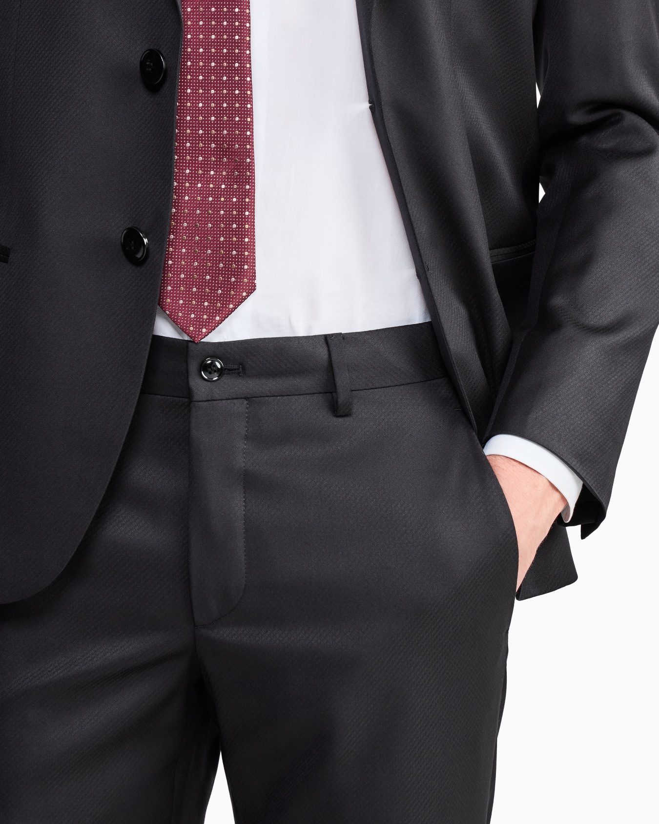 ASV Soho Line Single-breasted suit in pure virgin wool Slide 4