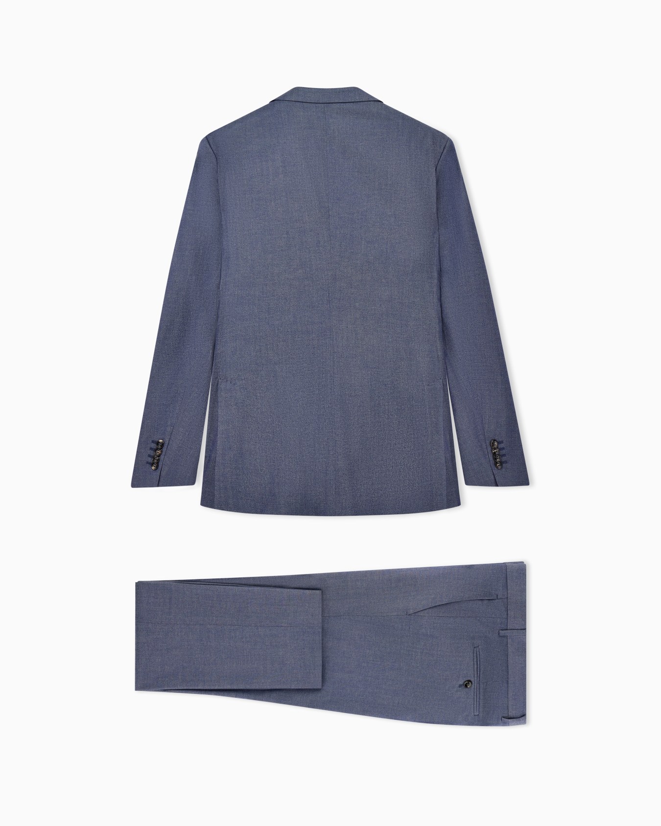 Costume croisé gamme Soho en cachemire et coton stretch effet denim Diapositive 2