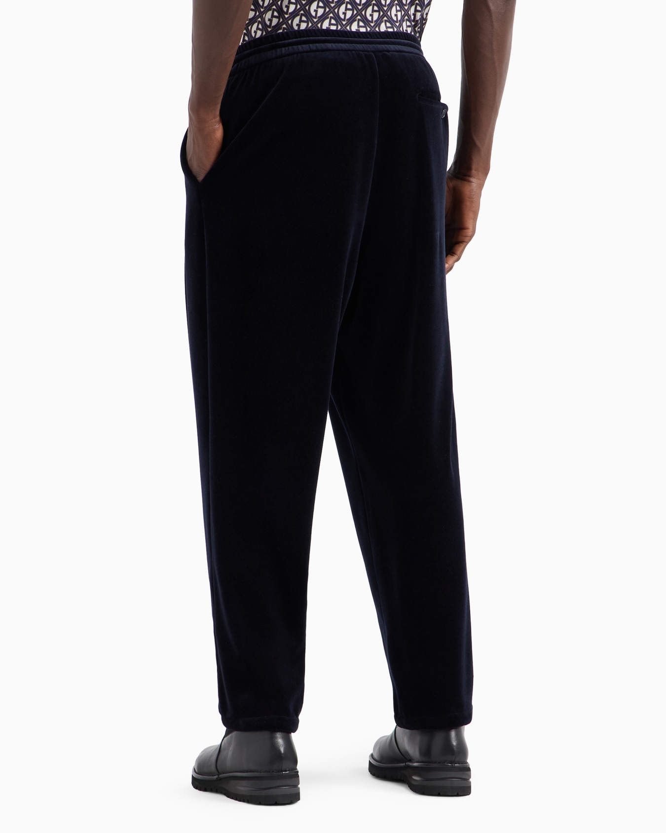 Pantalones con cordón en la cintura de chenilla Diapositiva 2