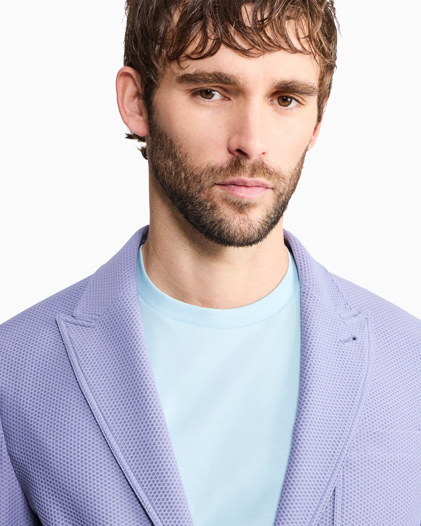 Einreihiges Sakko aus geprägtem Funktionsgewebe Folie 4