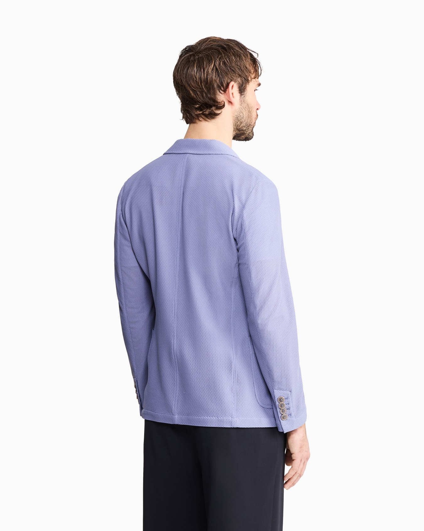 Einreihiges Sakko aus geprägtem Funktionsgewebe Folie 3