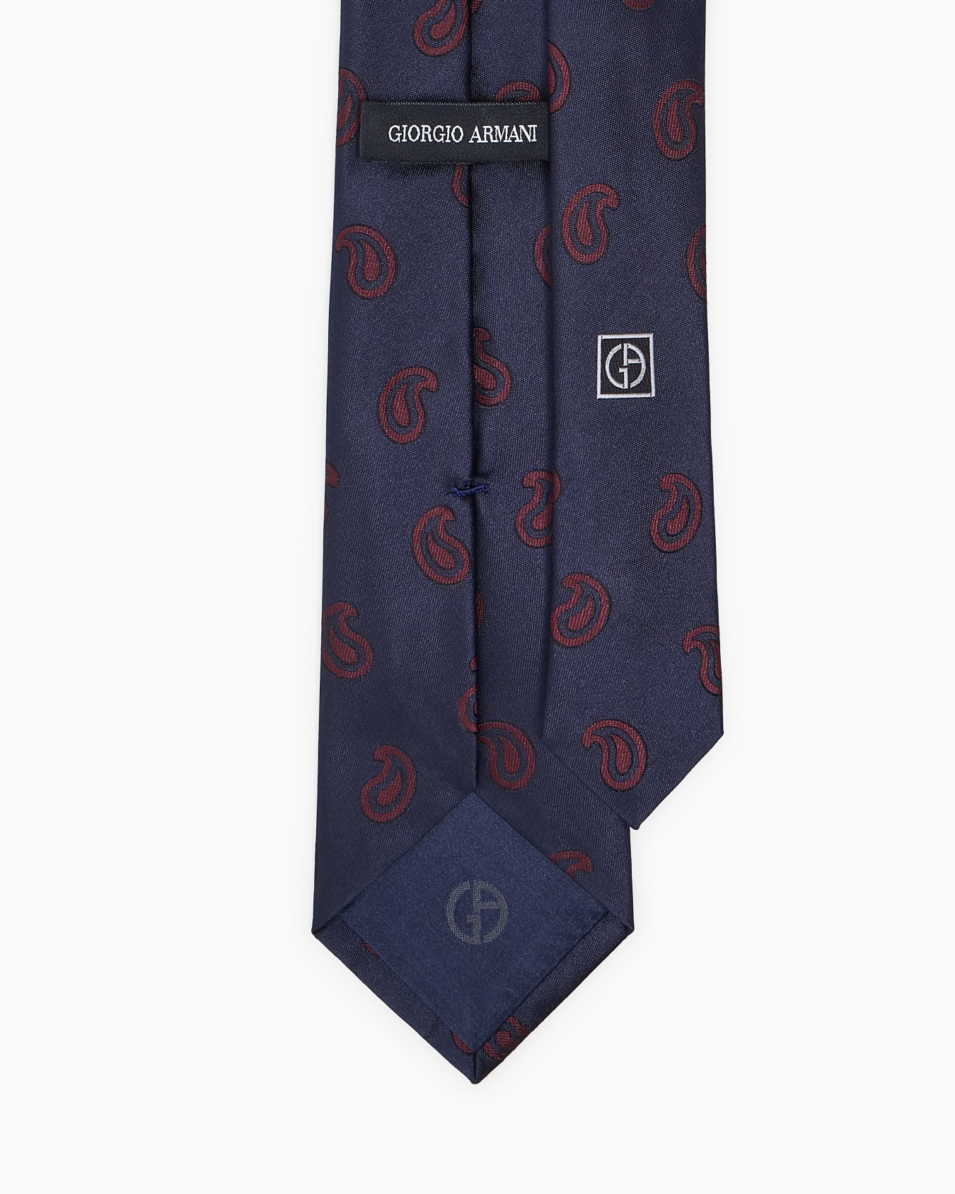 Jacquard silk tie Slide 1