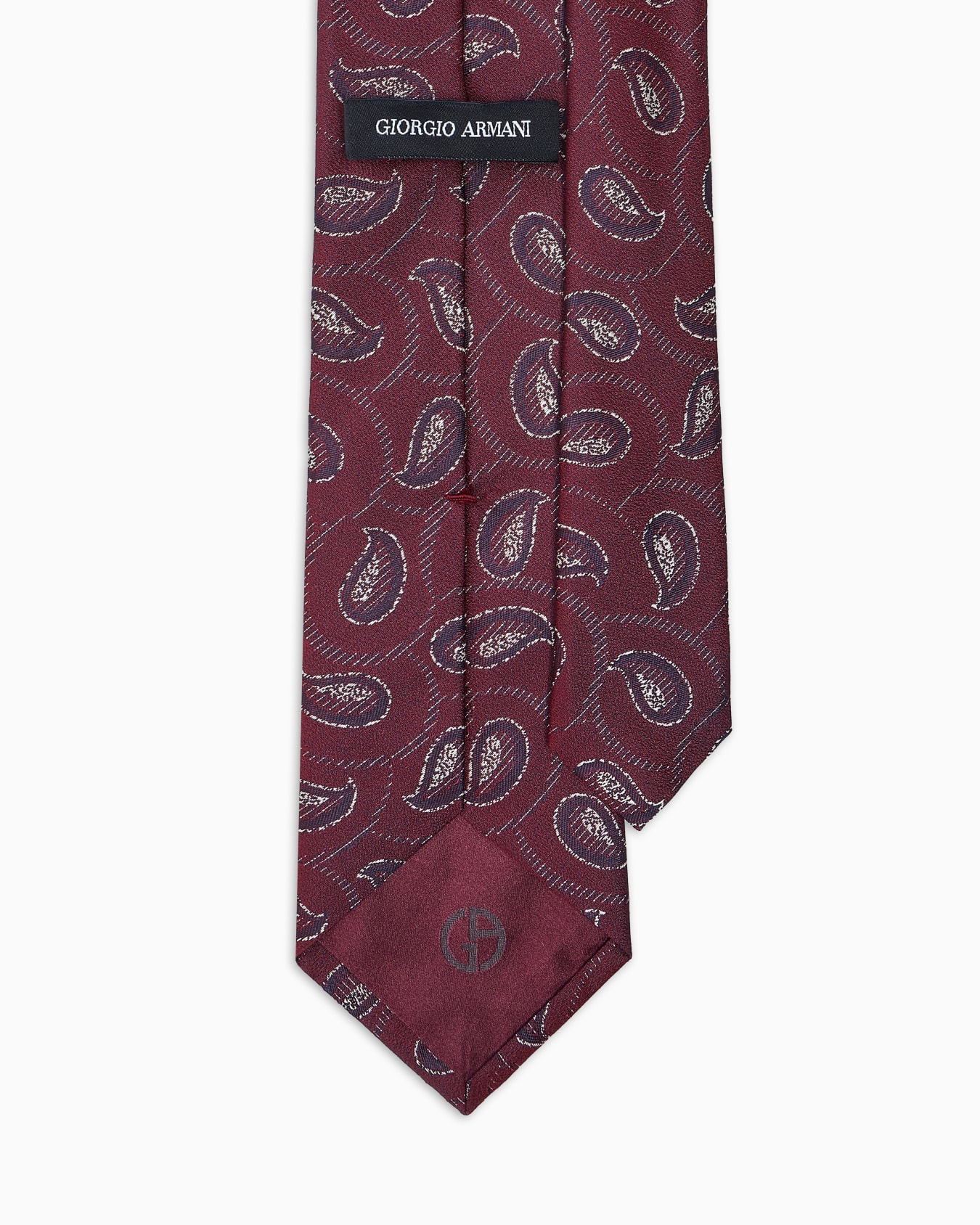 Cravatta in seta jacquard paisley Slide 1