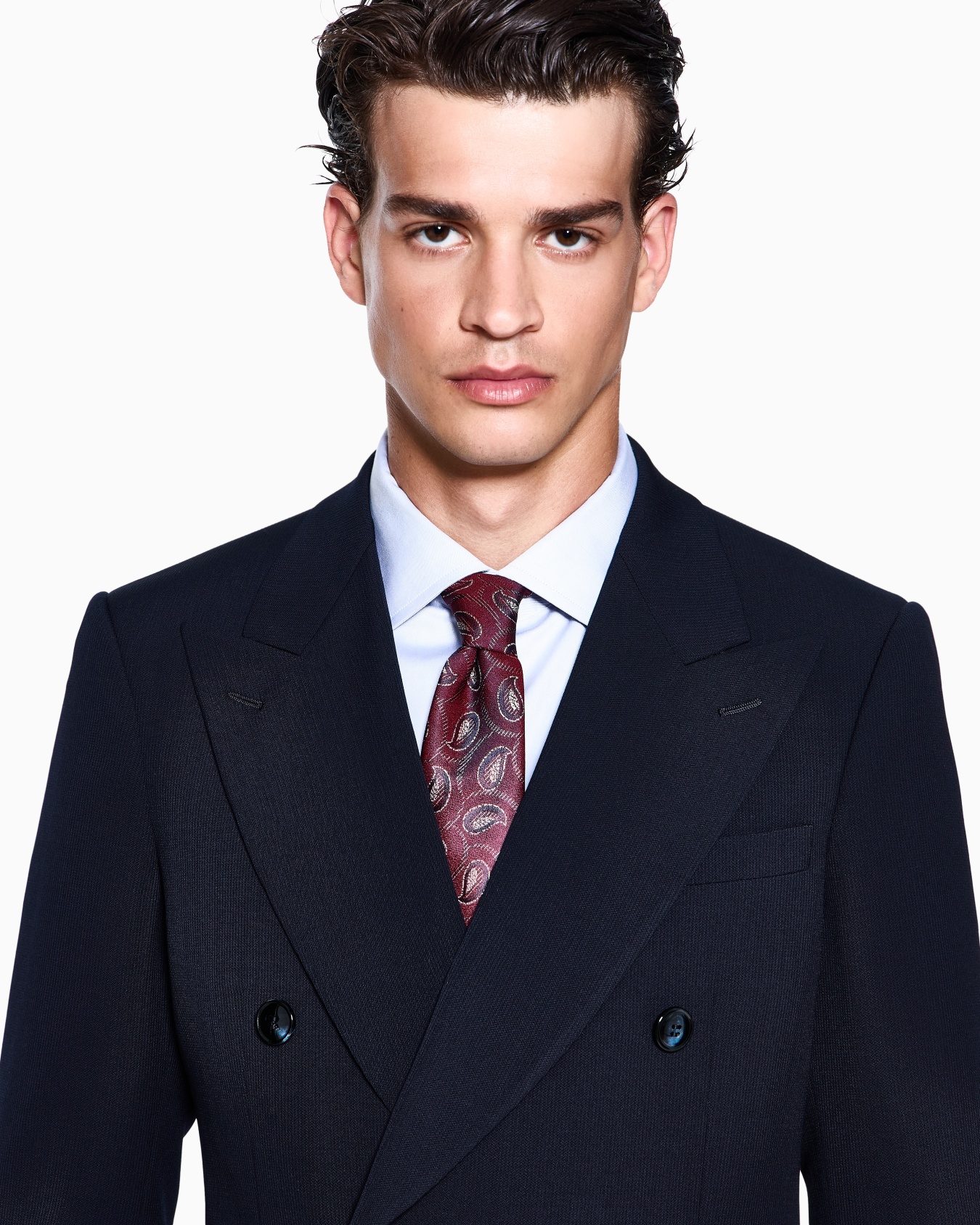 Paisley jacquard silk tie Slide 2