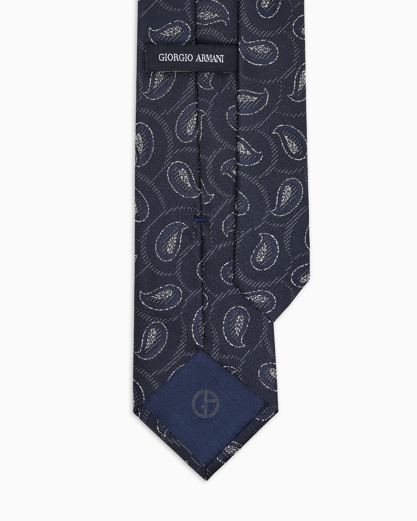Paisley jacquard silk tie Slide 1