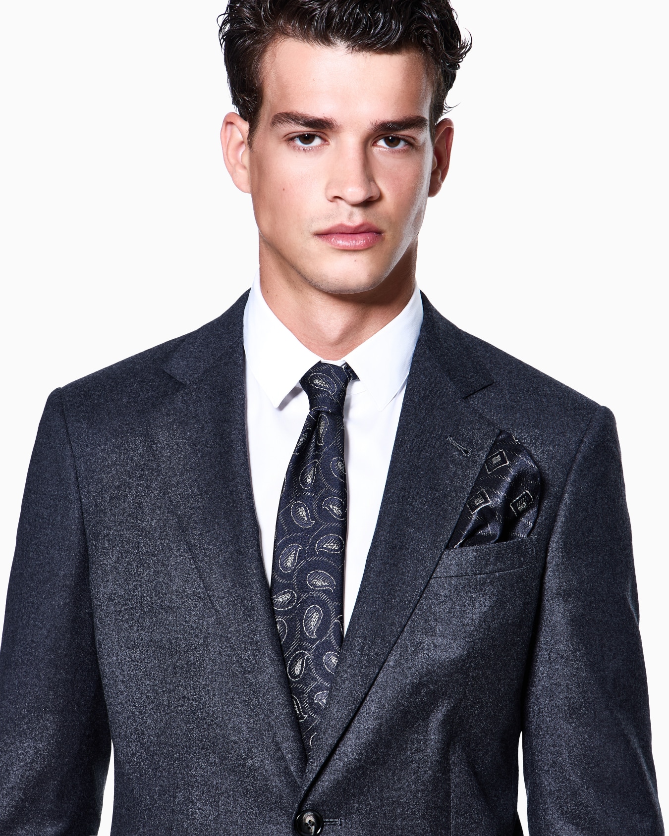 Paisley jacquard silk tie Slide 2