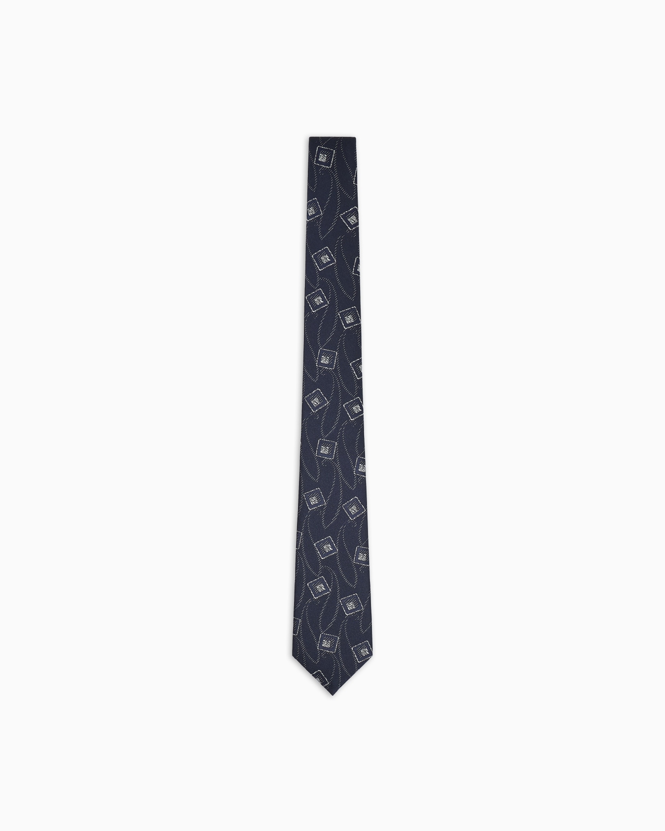 Corbata de tejido jacquard de seda  Diapositiva 0