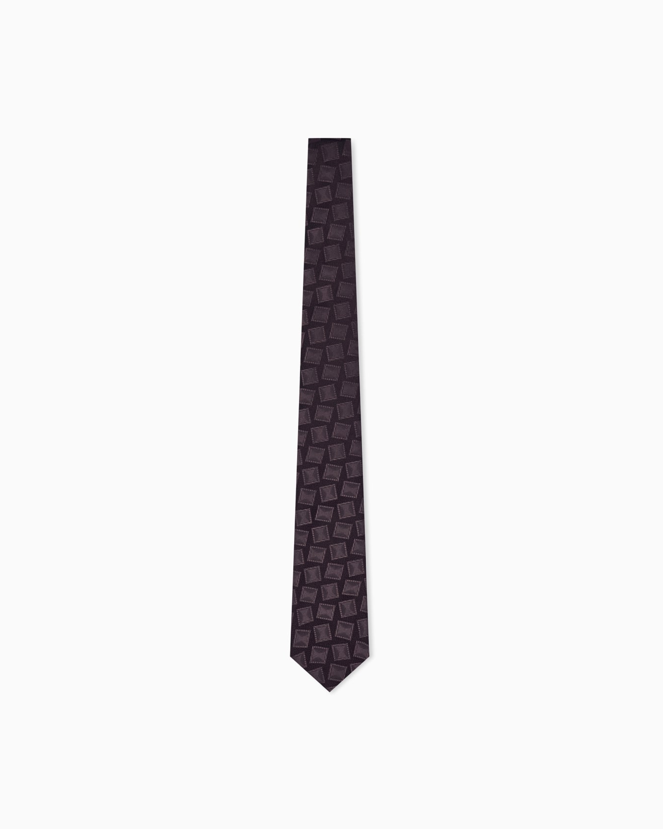 Woven tie in silk Slide 0