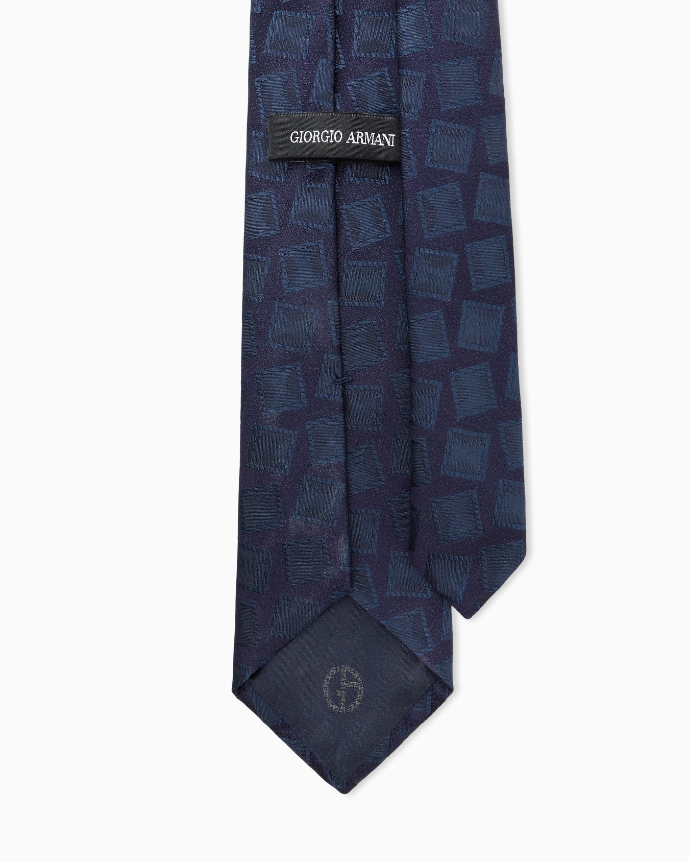 Woven tie in silk Slide 1