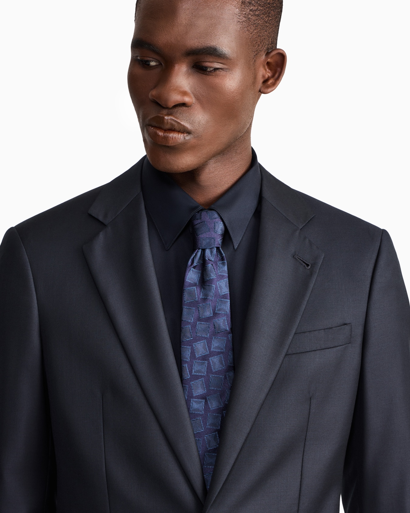 Woven tie in silk Slide 2