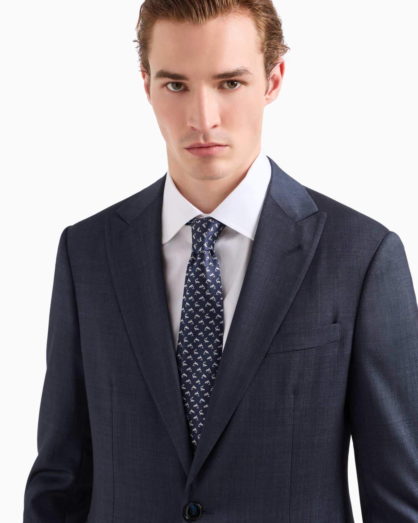 Pure silk jacquard tie  Slide 2