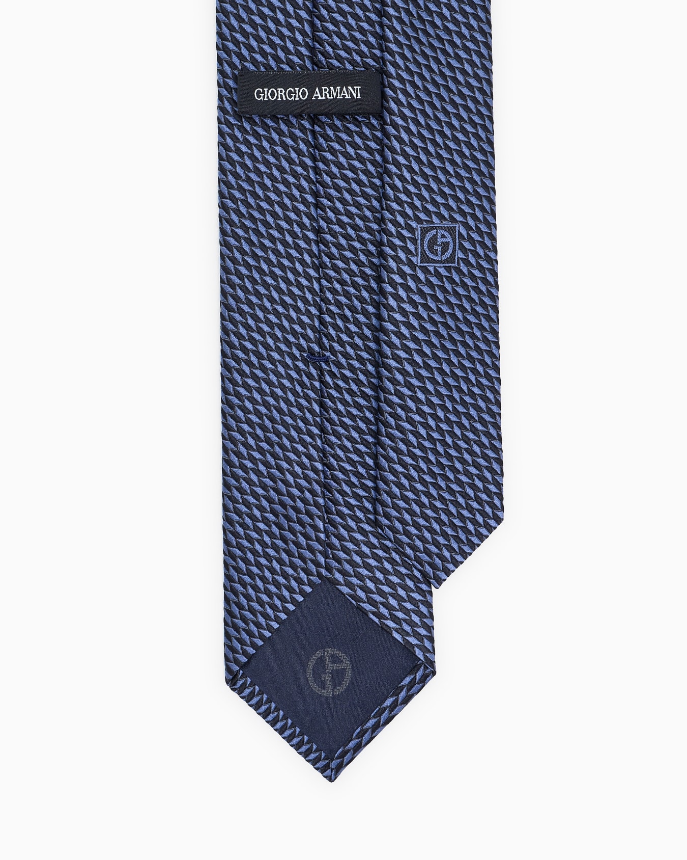 Jacquard silk tie Slide 1