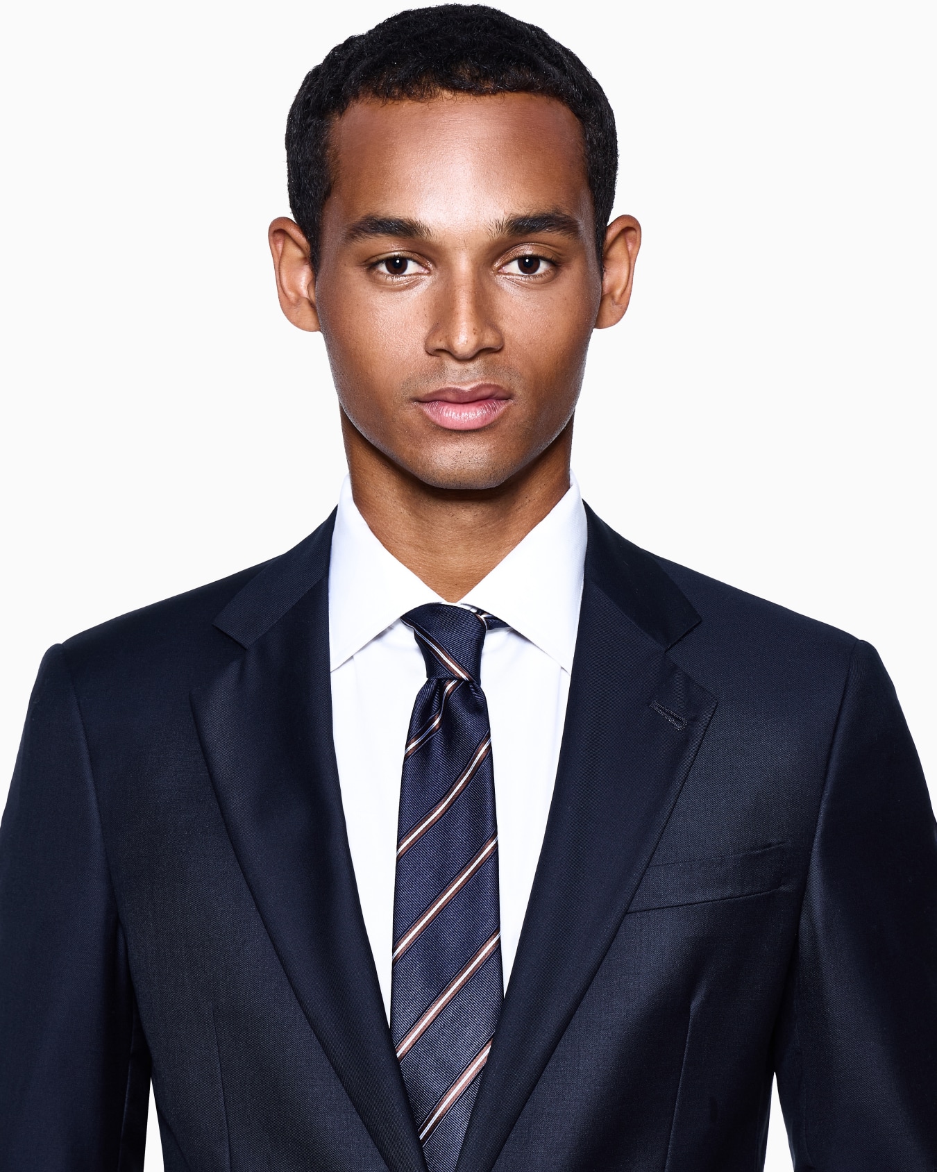 Cravatta in seta jacquard regimental Slide 2