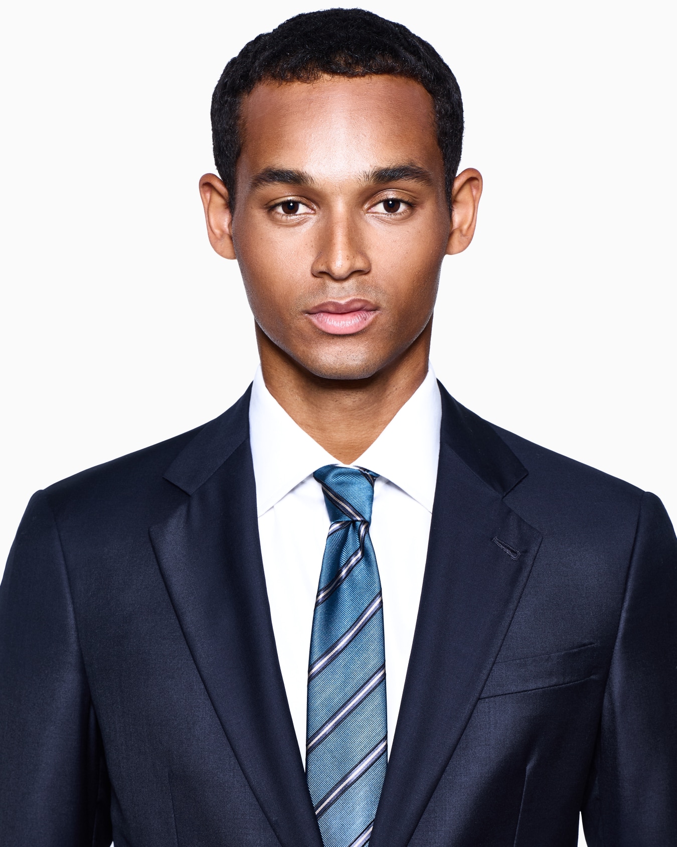 Silk regimental jacquard tie Slide 2