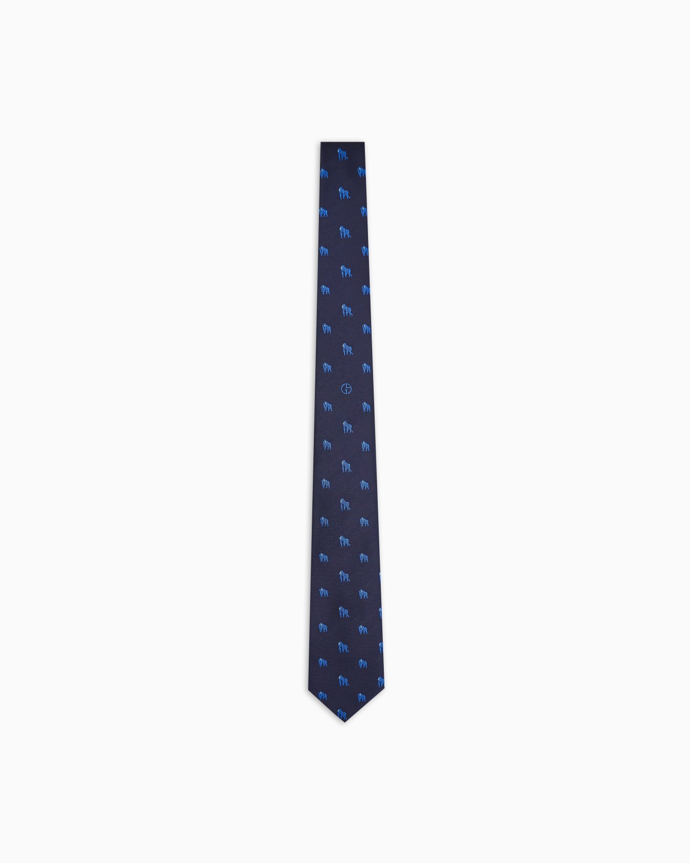 Jacquard silk tie Slide 0
