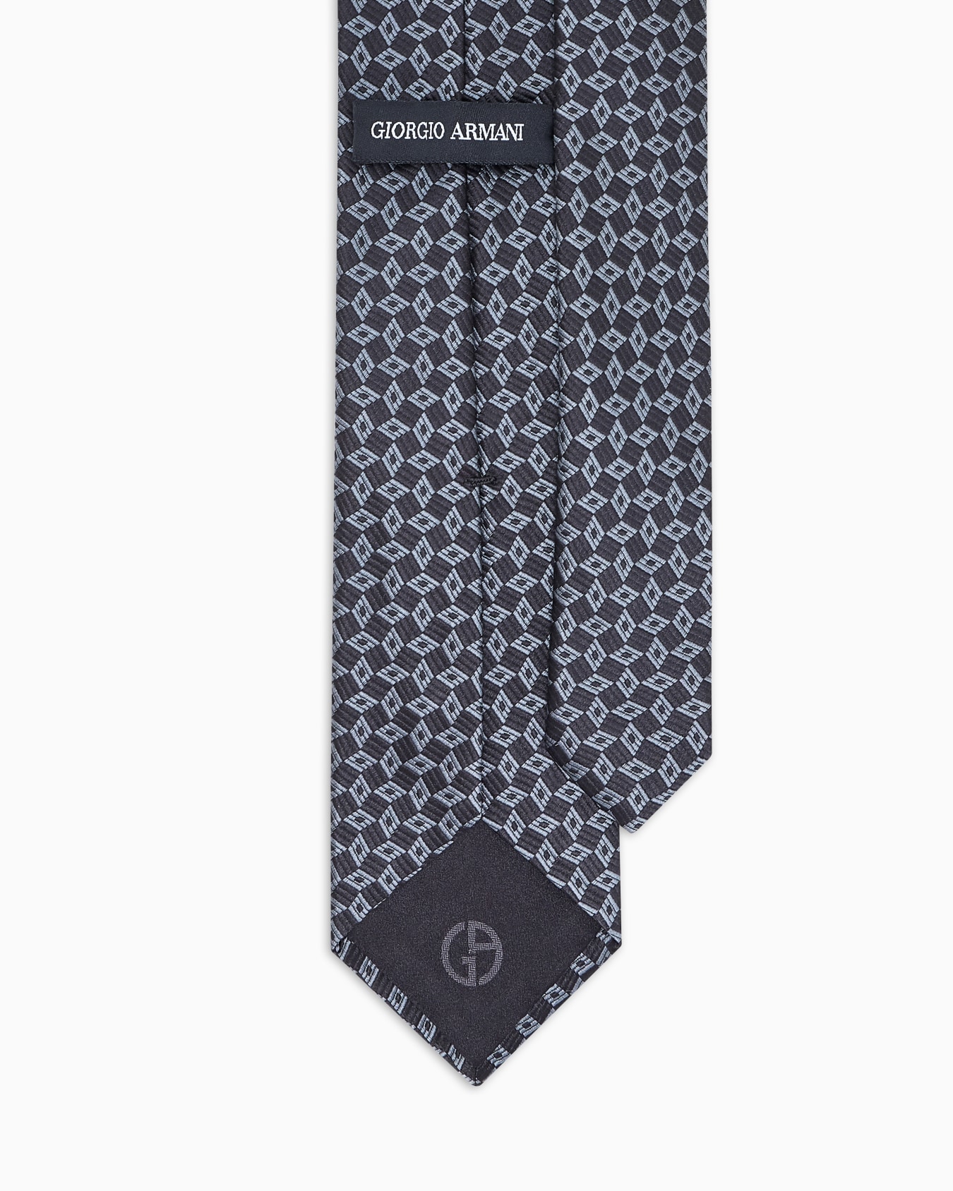 ネクタイ ピュアシルク ダイヤモンドジャカード スライドする 1