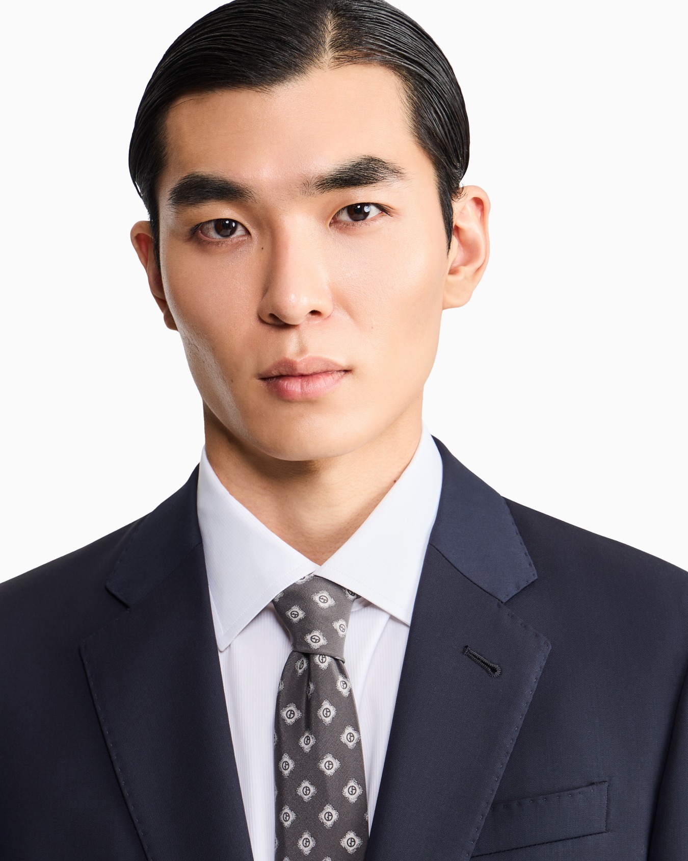 ASV ネクタイ シルク プリント スライドする 2