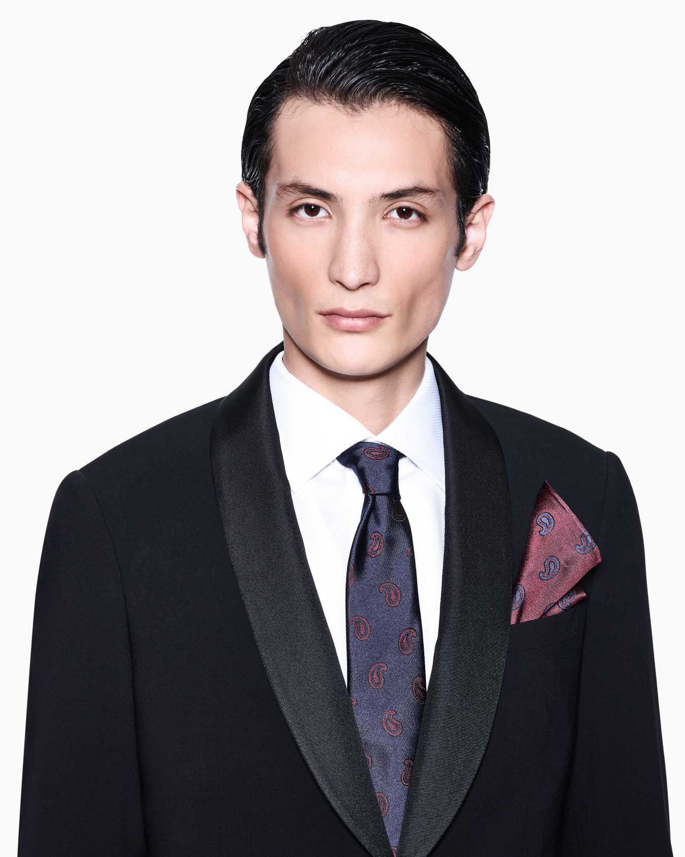 Jacquard silk pocket square Slide 2